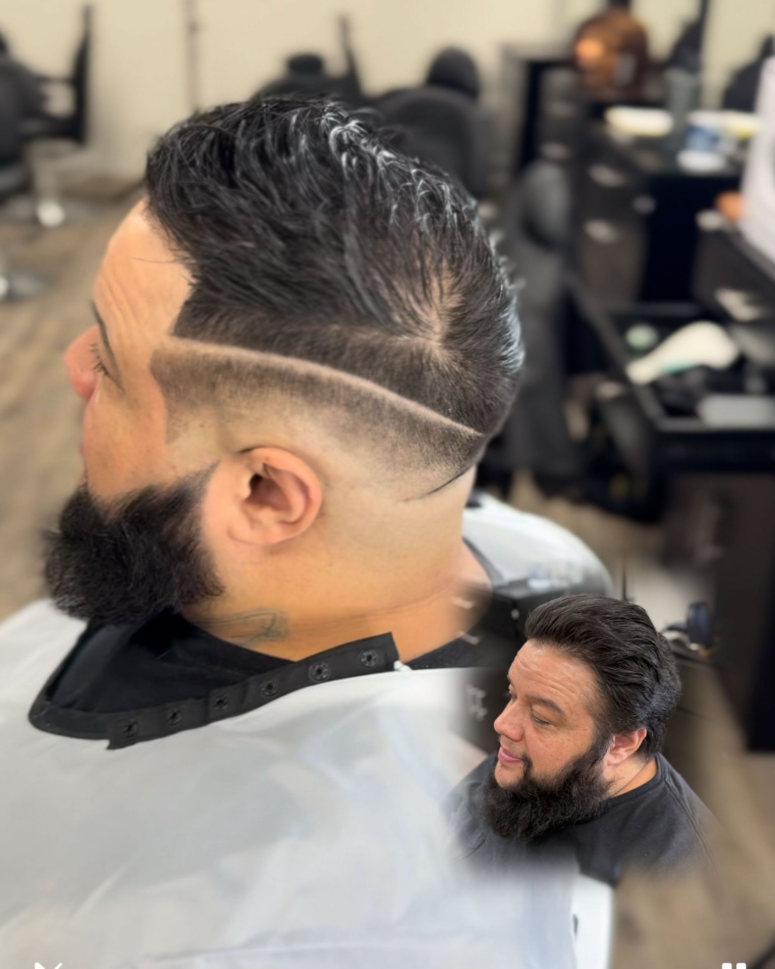 Client after a Du Mose grooming session, look 3