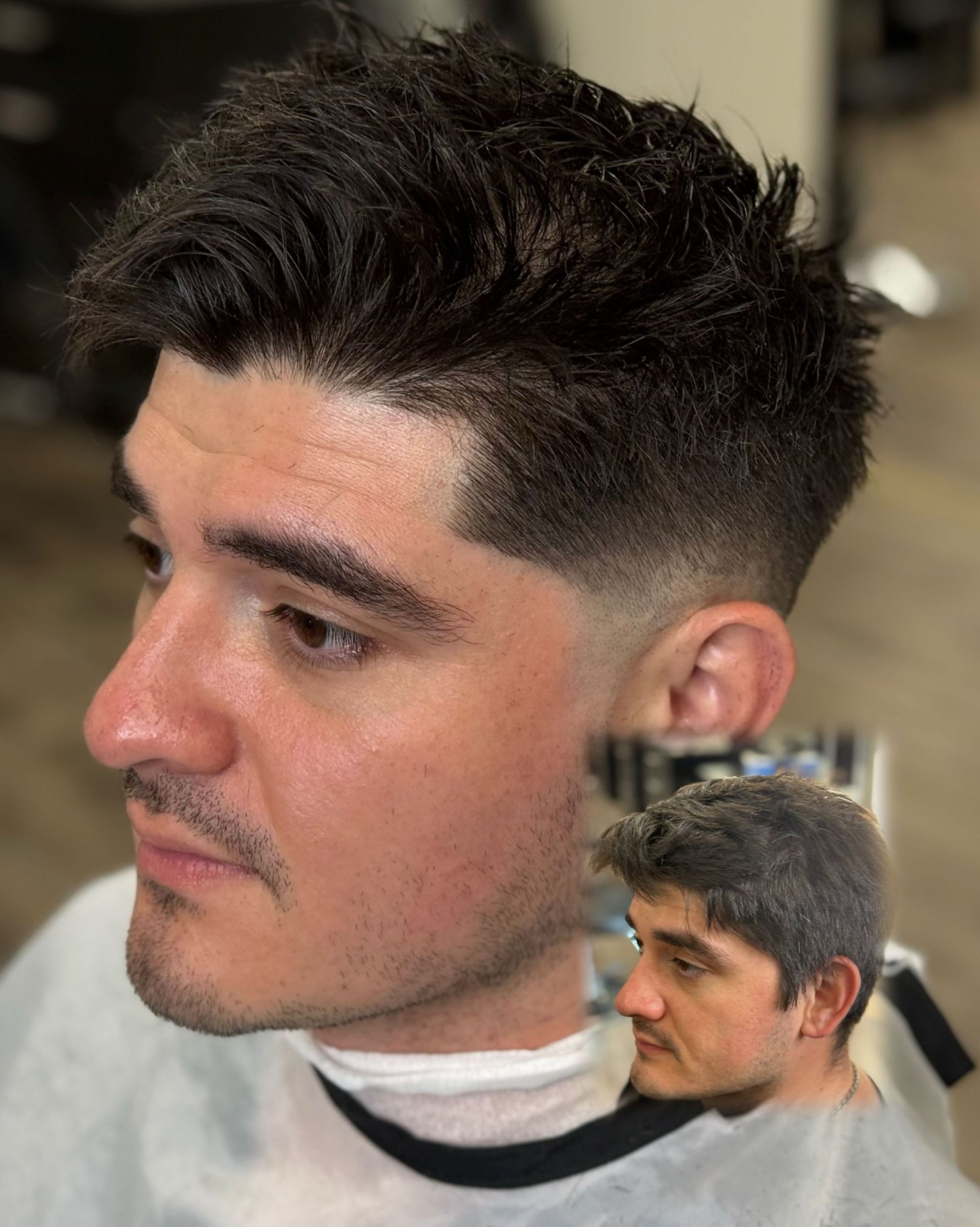 Client after a Du Mose grooming session, look 6